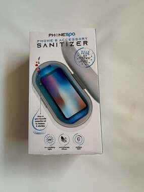 Tzumi PhoneSpa Phone & Accessory UV-C Sanitizer with Aromatherapy Diffuser